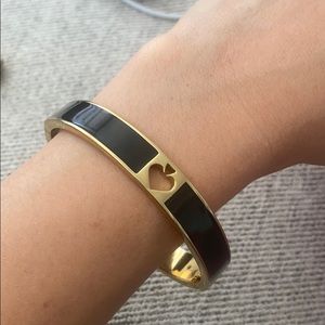 Kate Spade hole punch spade hinge bangle